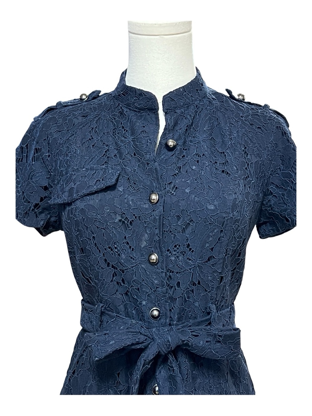 EUC Banana Republic Navy Lace Dress | Size 0